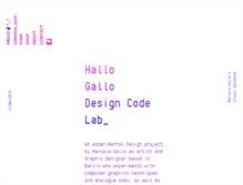 Tablet Screenshot of hallogallo.com